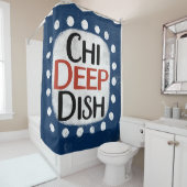 Rideau de douche à plat profond de Chicago (En situation)