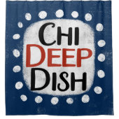 Rideau de douche à plat profond de Chicago (Devant)