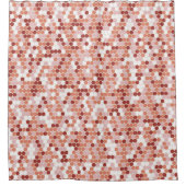 Rideau de douche à points rétro (Devant)