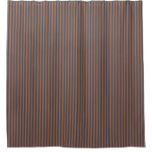 Rideau de douche à rayures Brown naturel (Devant)