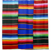 Rideau de douche à rayures serape (Devant)
