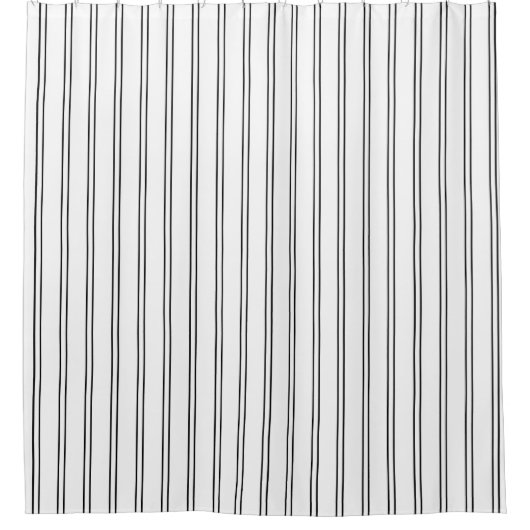 Rideau de douche à rayures verticales (Devant)