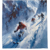 Rideau de douche à ski (Devant)