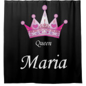 rideau de douche à thé café Queen Maria (Devant)