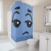 RIDEAU DE DOUCHE À VISAGE FRAÎCHI (En situation)