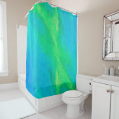 rideau de douche abstrait (En situation)