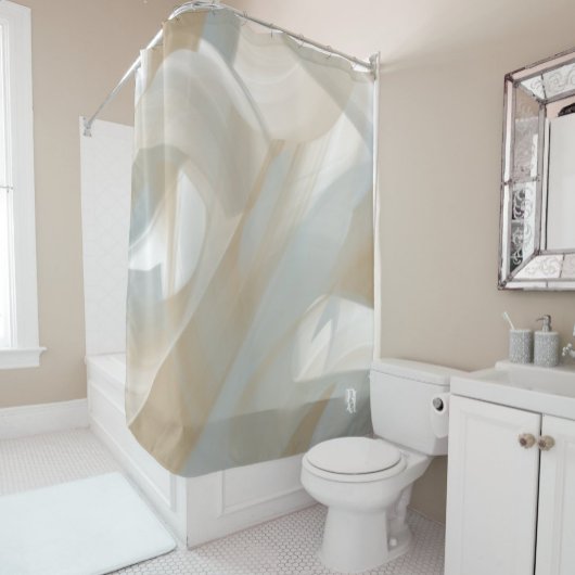 Rideau de douche Abstrait Accueil Tendance Sandy T