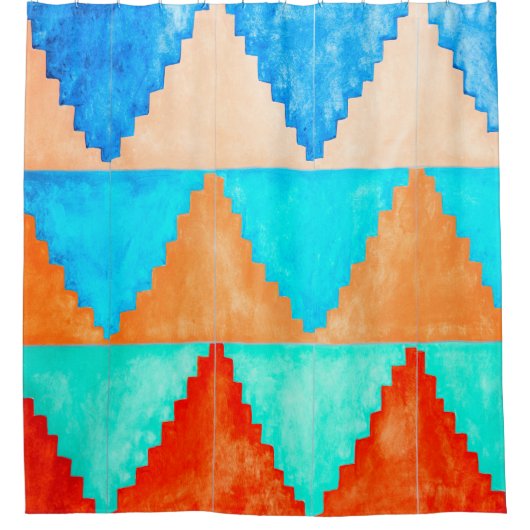 Rideau de douche Adobe Sky (Devant)