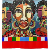 Rideau de douche africain (Devant)