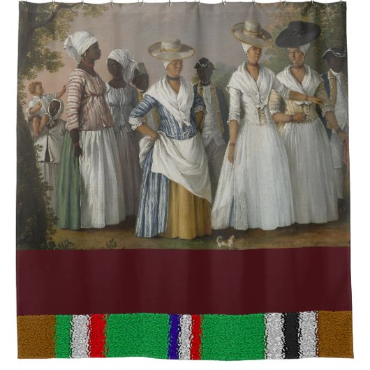 Rideau de douche africain (Devant)