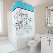 Rideau de douche Amazing grace (En situation)