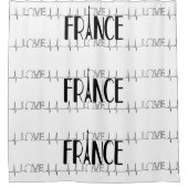 Rideau de douche Amour France (Devant)