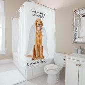 Rideau de douche Angel d'or (En situation)