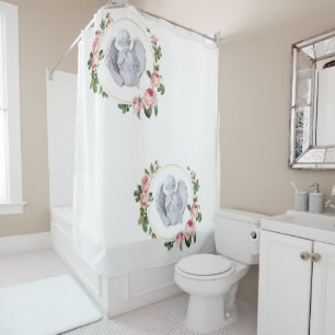 Rideau de douche Angel floral