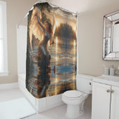 Rideau de douche "Angelic Grace at Sunrise" (En situation)