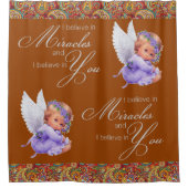 Rideau de douche Angels Paisley (Devant)