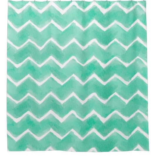 Rideau de douche Aqua Chevron (Devant)