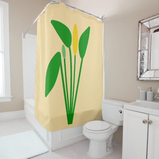 Rideau de douche Araceae (En situation)