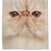 Rideau de douche au visage de chat persan (Devant)