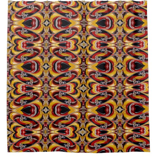 Rideau de douche aux couleurs belges (Devant)