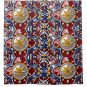 Rideau de douche aux couleurs colombiennes (Devant)