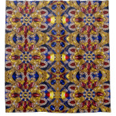 Rideau de douche aux couleurs de la Colombie (Devant)