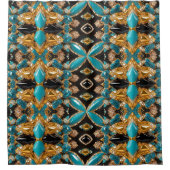 Rideau de douche aux couleurs des Bahamas (Devant)