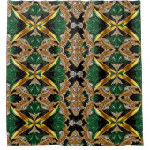 Rideau de douche aux couleurs jamaïcaines (Devant)