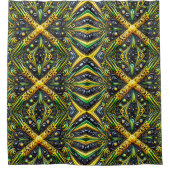 Rideau de douche aux couleurs jamaïcaines (Devant)