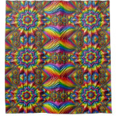 Rideau de douche aux couleurs LGBTQ (Devant)