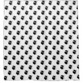 Rideau de douche avec Drapeau de Corse (Devant)