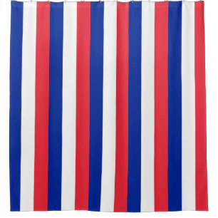 Rideau de douche avec Drapeau de France