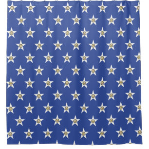 Rideau de douche avec drapeau de Houston