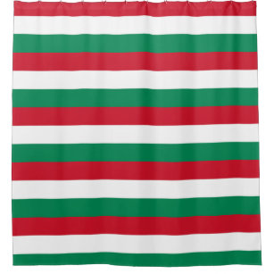 Rideau de douche avec drapeau de la Hongrie