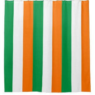 Rideau de douche avec drapeau d'Irlande