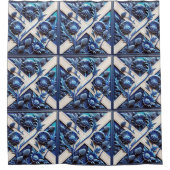 Rideau de douche avec soie écossaise Design (Devant)