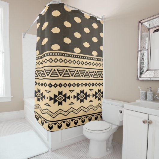 rideau de douche Aztec (En situation)