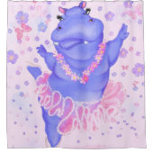 Rideau de douche Ballerina Hippo (Devant)