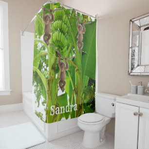 Rideau de douche Banana Tree Singes