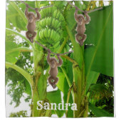 Rideau de douche Banana Tree Singes (Devant)