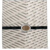 Rideau de douche Beige Noir (Devant)