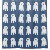 Rideau de douche Bichon Frise (Devant)