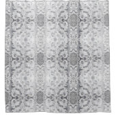 Rideau de douche blanc de luxe Style 1 (Devant)