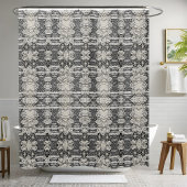 Rideau de douche blanc de luxe style 3