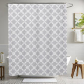 Rideau de douche blanc simple