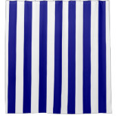 Rideau de douche Bleu et Blancs (Devant)