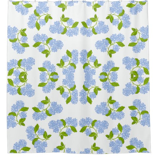 Rideau de douche Blue Hydrangea (Devant)
