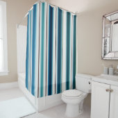 Rideau de douche Blue Streak (En situation)