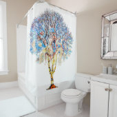 Rideau de douche Blue Tree Design 199 (En situation)