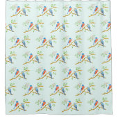Rideau de douche Bluebirds Seabreeze (Devant)